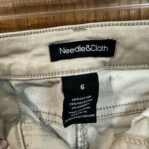 Khaki skinny super soft pants